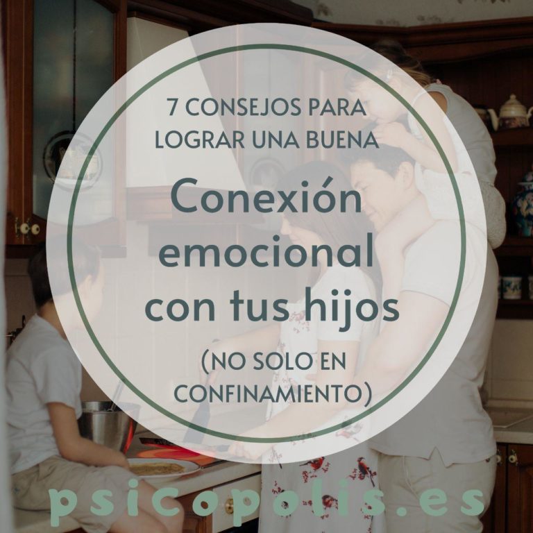 Consejos para lograr una buena conexión emocional con tus hijos